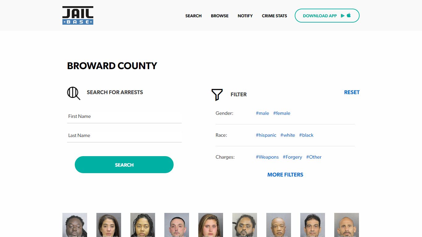 Broward County Jail Inmate Search and Mugshots | JailBase